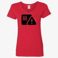 Ladies' Heavy Cotton™ V-Neck T-Shirt Thumbnail