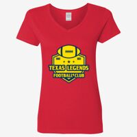 Ladies' Heavy Cotton™ V-Neck T-Shirt Thumbnail